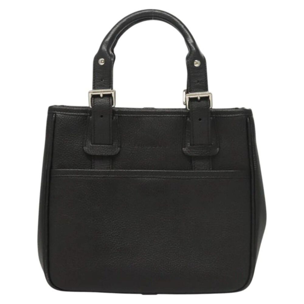 Burberry Vintage Leather Black Leather Handbag